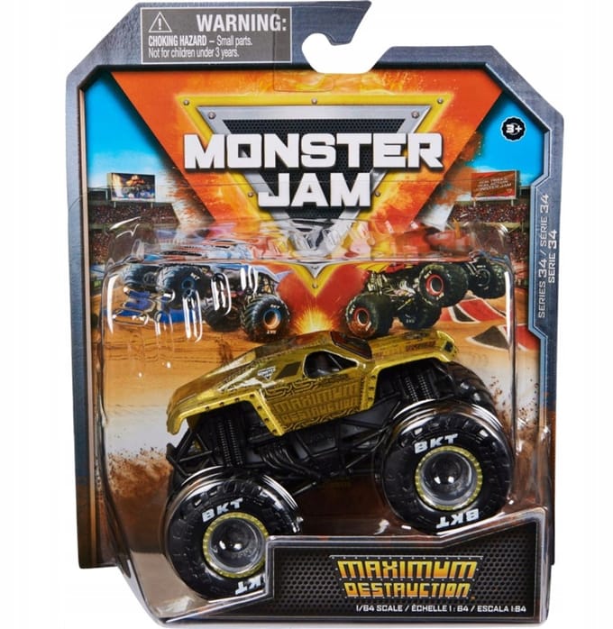 Monster Jam Maximale vernietiging 1:64 Speelgoedauto Spin Master