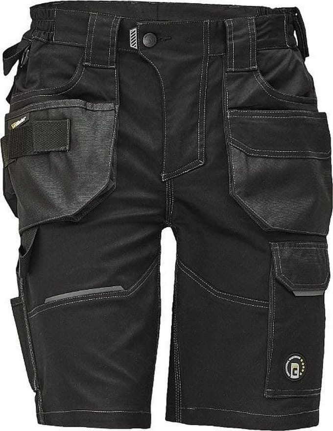Cerva Dayboro short / korte werkbroek zwart 64