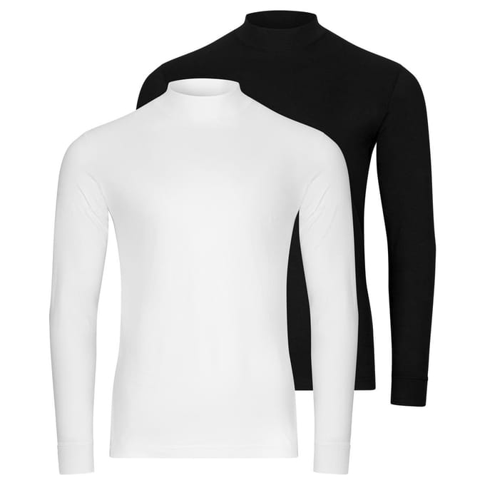 RAGMAN Heren longsleeve 2 pack Basic