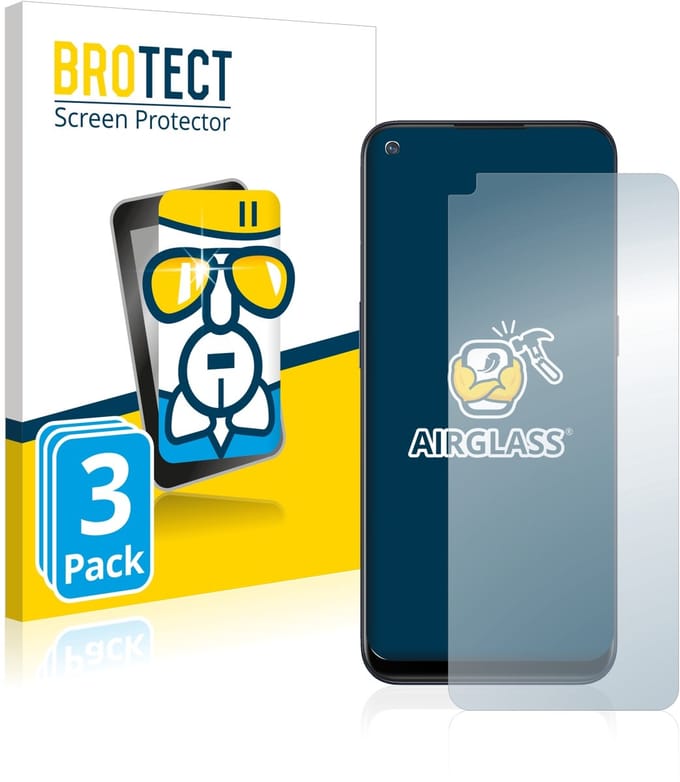 Screenprotector 3 Stuks voor OnePlus Nord N100 Beschermglas transparant
