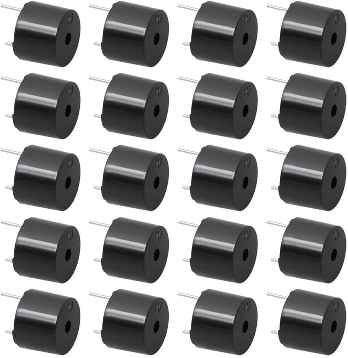 Dailygoods - 20 Stuks Elektronische Actieve Zoemer voor Diverse Toepassingen