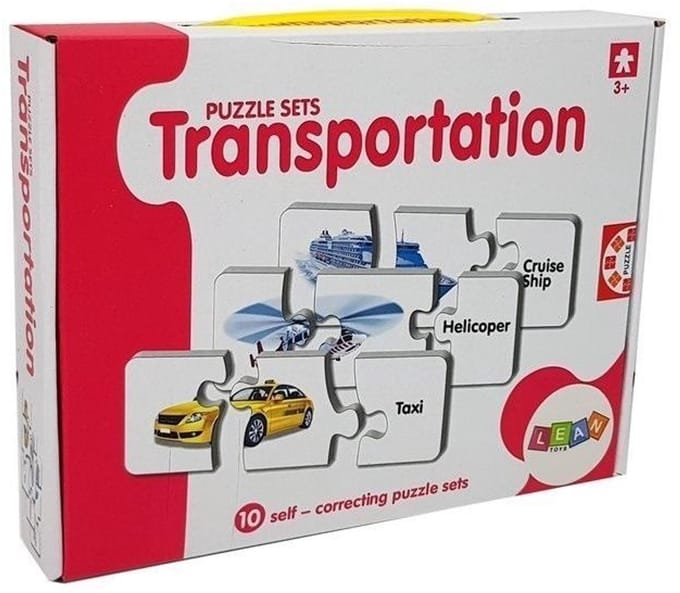 Educatieve puzzel: vervoer, 10-delige - puzzel