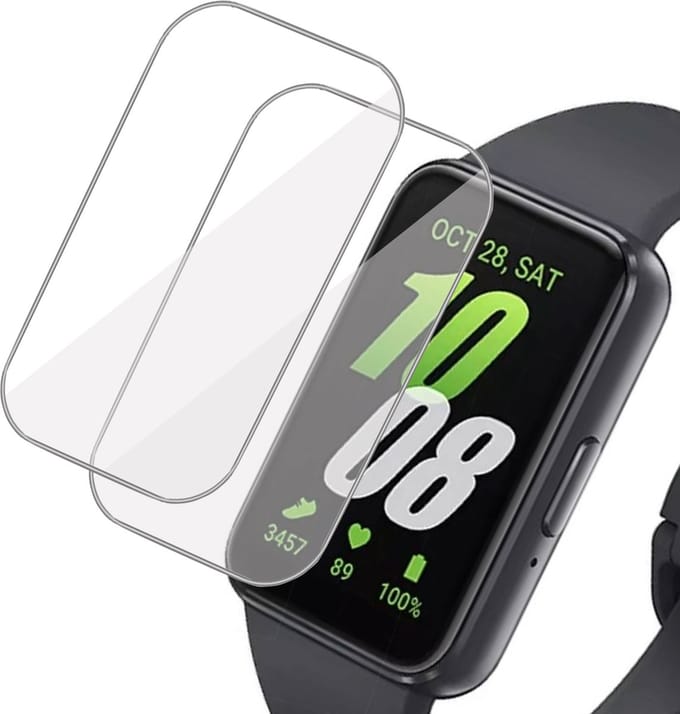 2x Geschikt voor Samsung Galaxy Fit 3 - Screenprotector - Beschermglas Folie