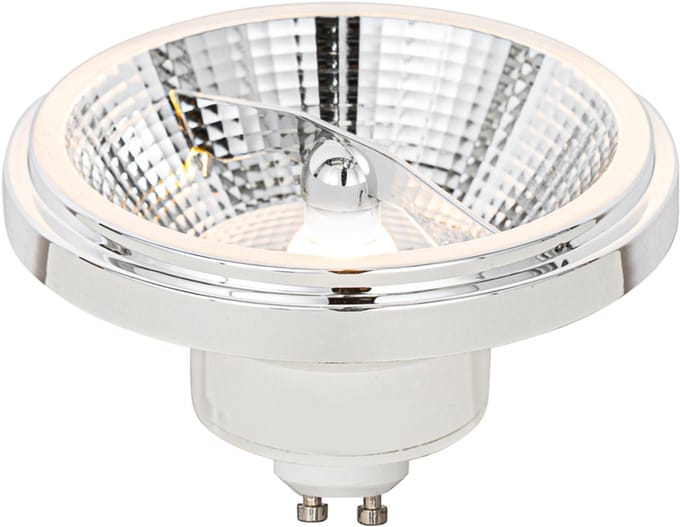 LUEDD Set van 5 GU10 dimbare LED lamp AR111 wit 11W 810 lm 2700K