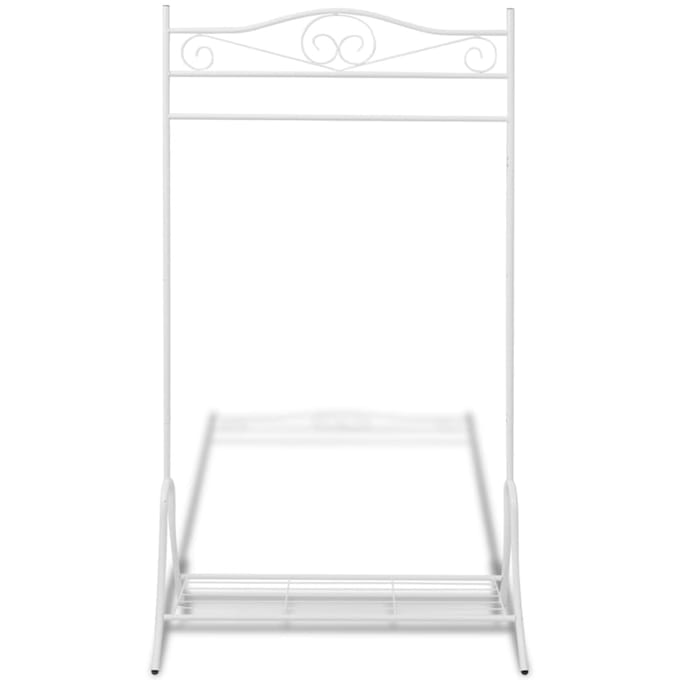 Vidaxl Porte-manteaux en Acier, Blanc