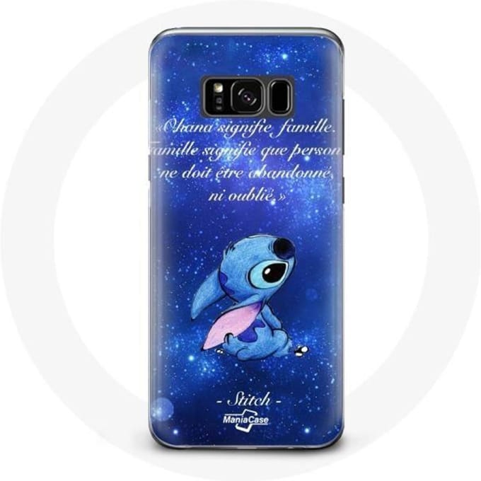 Coque pour Samsung Galaxy S8 plus Stitch Ohana Citation
