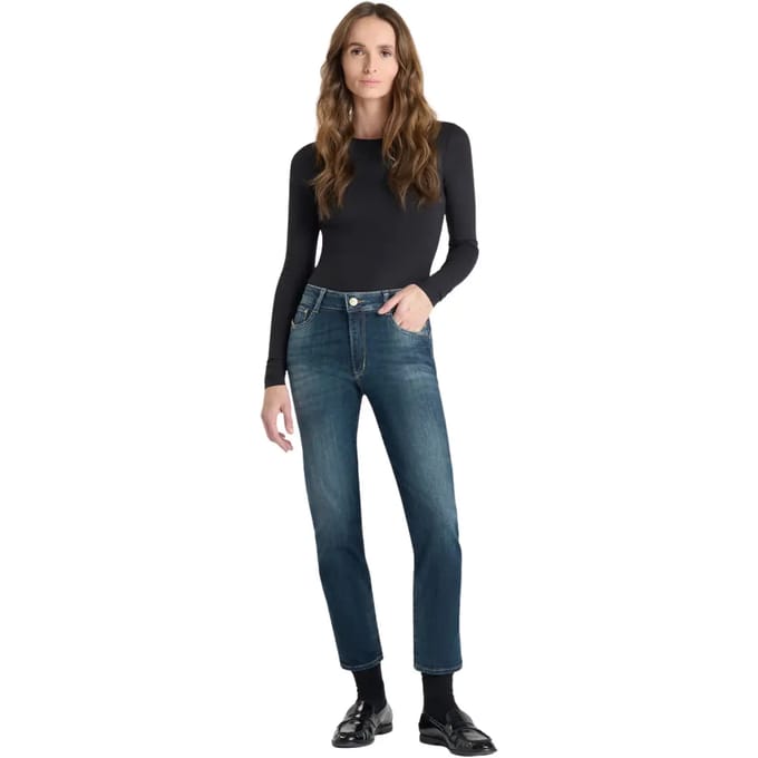 Straight Jeans Le Temps des Cerises Jeans push-up slim hoge taille PULP, 7/8