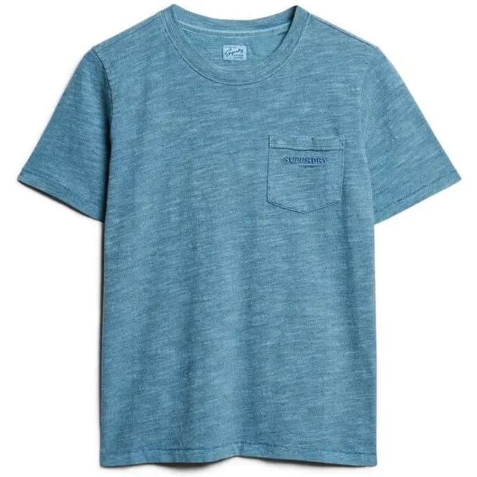 Superdry - Essential overdyed T-shirt met logo - Dames - T-shirts