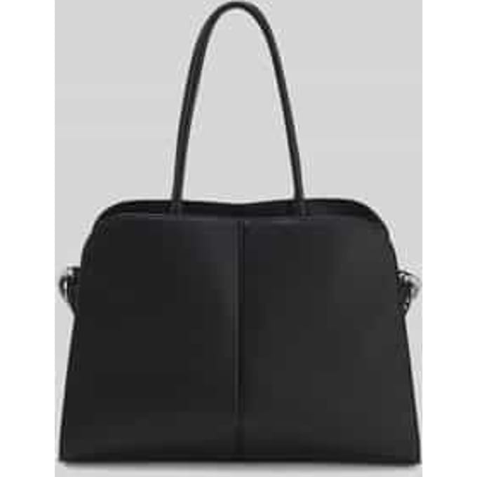 Shopper van echt leer met reliëflogo model 'CLARICE TOTE'