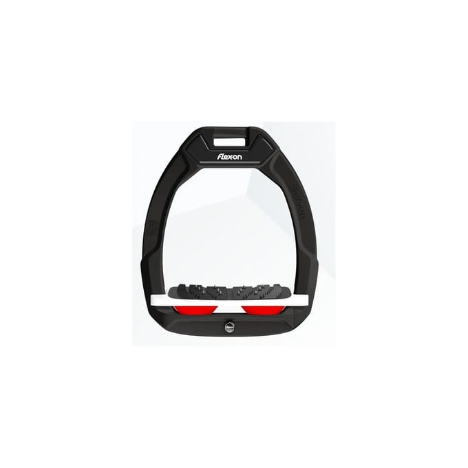 Veiligheidsezels voor paardrijden Helder Grip Zwart/Wit/Rood Flex-On Safe-On