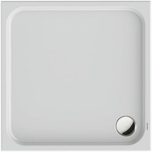 Duravit D-Code square shower tray 90 x 90 cm with anti-slip