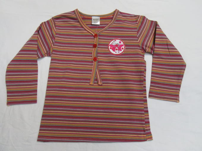 dirkje, meisjes, t-shirt lange mouw , streepje , 2 jaar 92