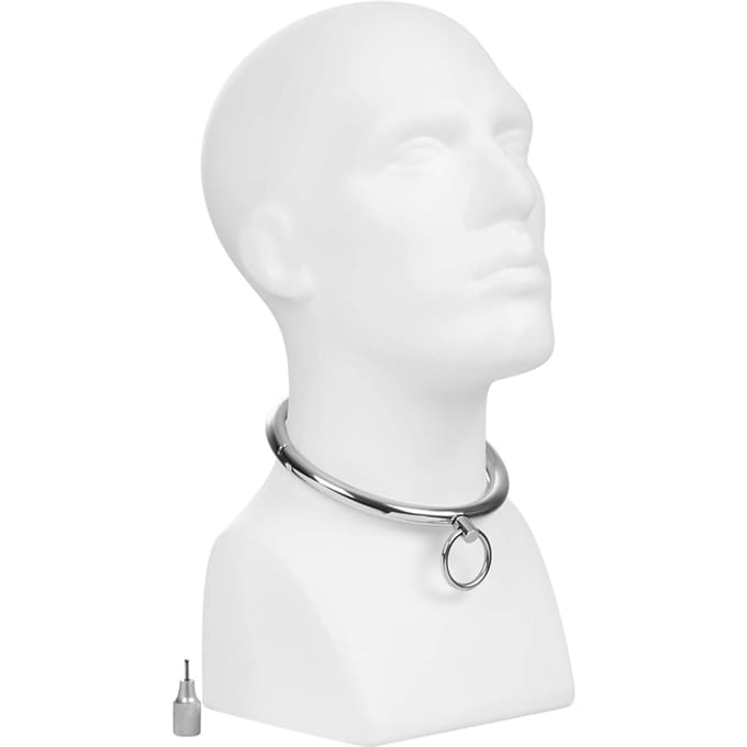Rimba - Slaven Collar - RVS - Rond - Met Inbus sluiting
