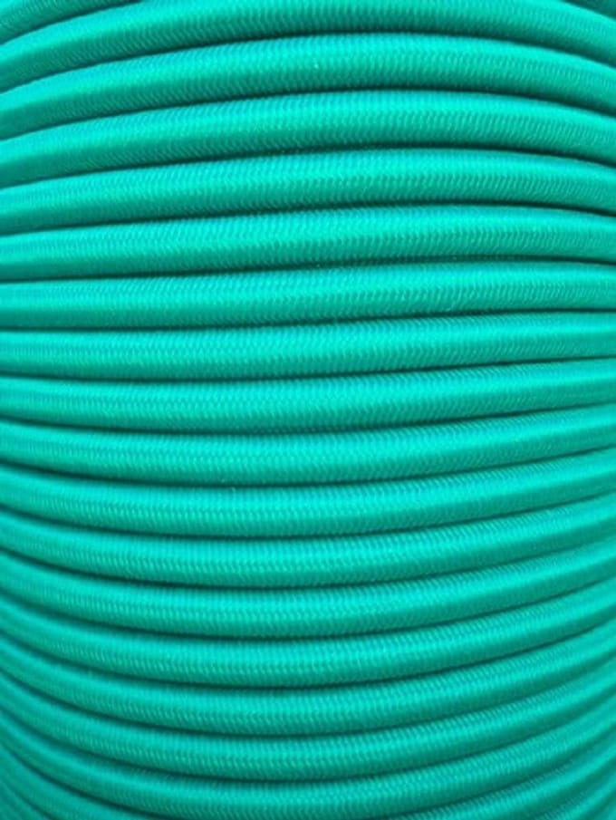 20 m Elastisch Expandertouw 6 mm - Groene Rubber Touw voor Dekzeilen en Spankabels