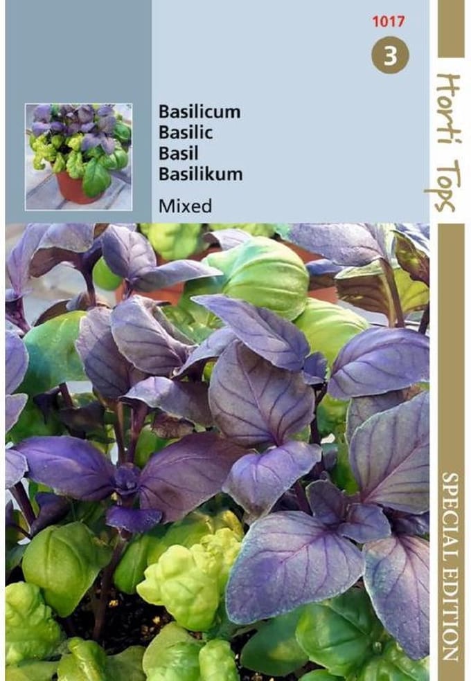 Hortitops zaden - Basilicum mixed 1.5 gram