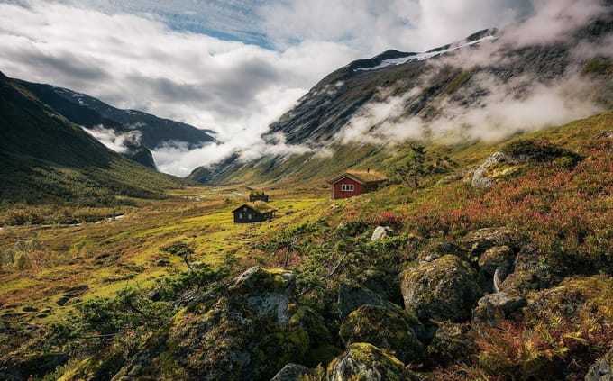 Pure Fotobehang Norway - Meerkleurig - 2,80m X 450cm