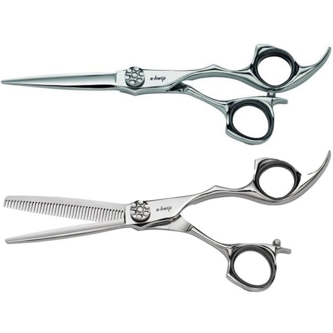 E-Kwip Galaxy GA Knipschaar + Coupeschaar Zilver 5,5inch