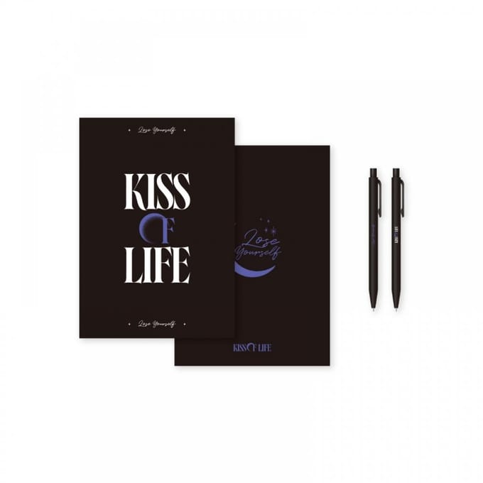 Baiser de Vie   Carnet   Set de Stylos   3ème Mini Album   11 white