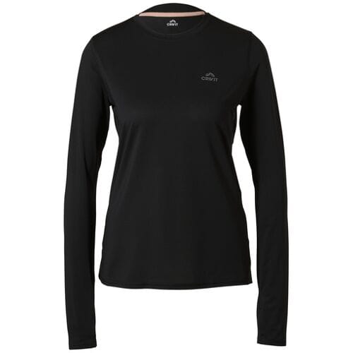 CRIVIT Dames sportshirt met lange mouwen (Zwart, S (36/38))