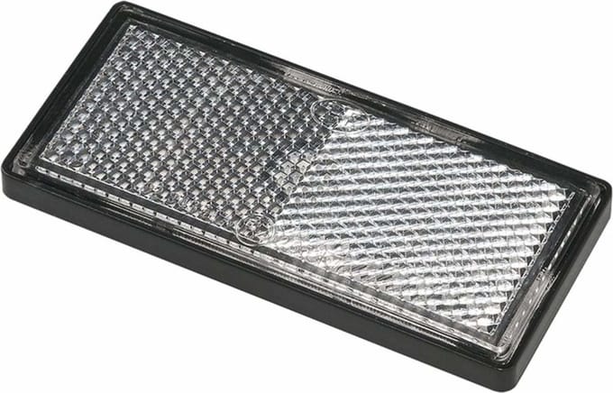 ProPlus Zelfklevende witte reflector - 85 x 39 mm - rechthoekig - E4-gekeurd