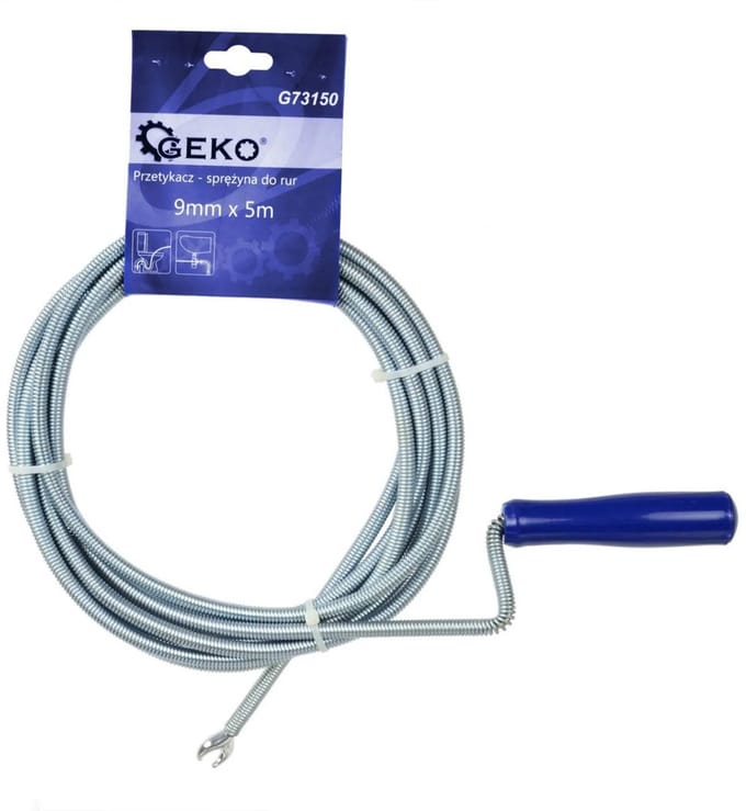 GEKO Flexibele afvoerontstopper - 9 mm diameter - 5 m lengte