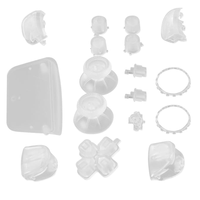 Boutons de remplacement L2 R2 Ensemble complet de boutons Kit de réparation de boutons de remplacement pour PS5 rouge