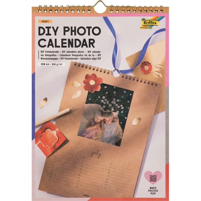 DIY Fotokalender "Kraft" - DIN A4