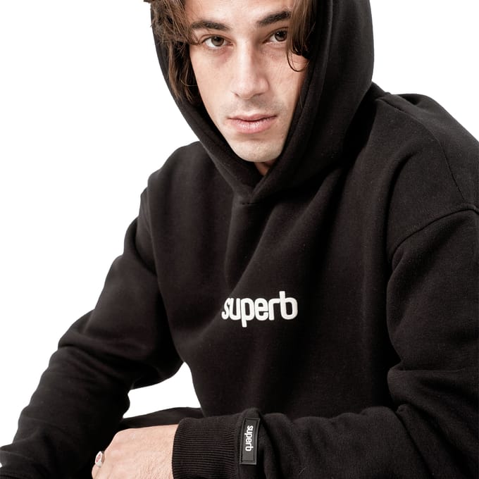 Heren Oversized Hoodie met Donzige Hoed Hexaline SPRB6500