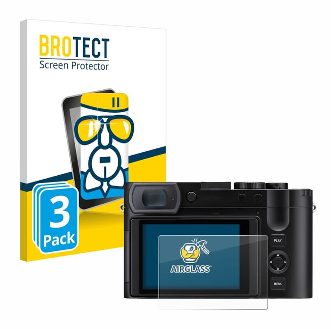 Screenprotector 3 Stuks voor Leica Q3 43 Beschermglas transparant