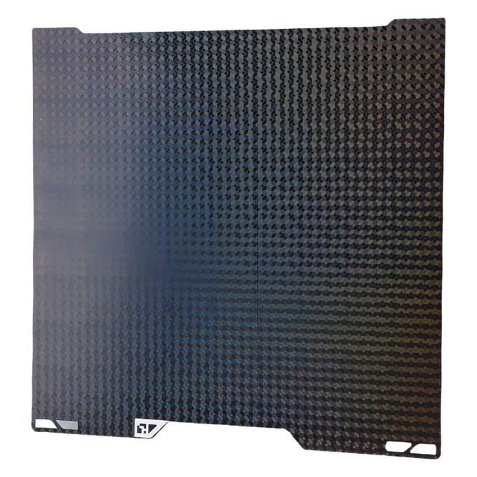 Flexibele Bouwplaat Geschikt voor Bambu Lab H2D 3D-printer 13.98x13.62in Dubbelzijdig PET en PEI Printbed Flexibele Veer black