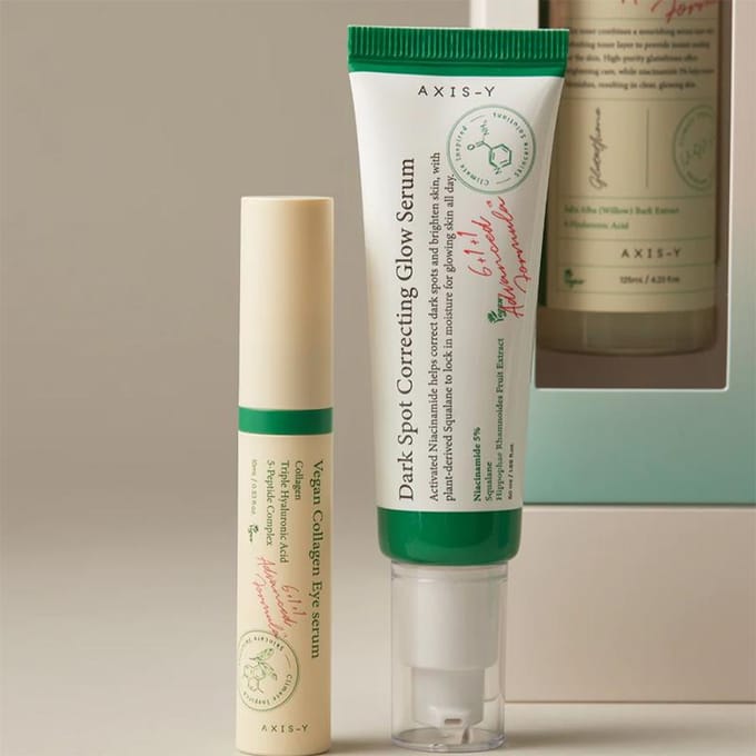 Glow Your Own Way Gift Set – Skincare Set, Dark Spot Correcting, For People With Hyperpigmentation, Teal, Niacinamide, Suitable For Daily Face Care Routine