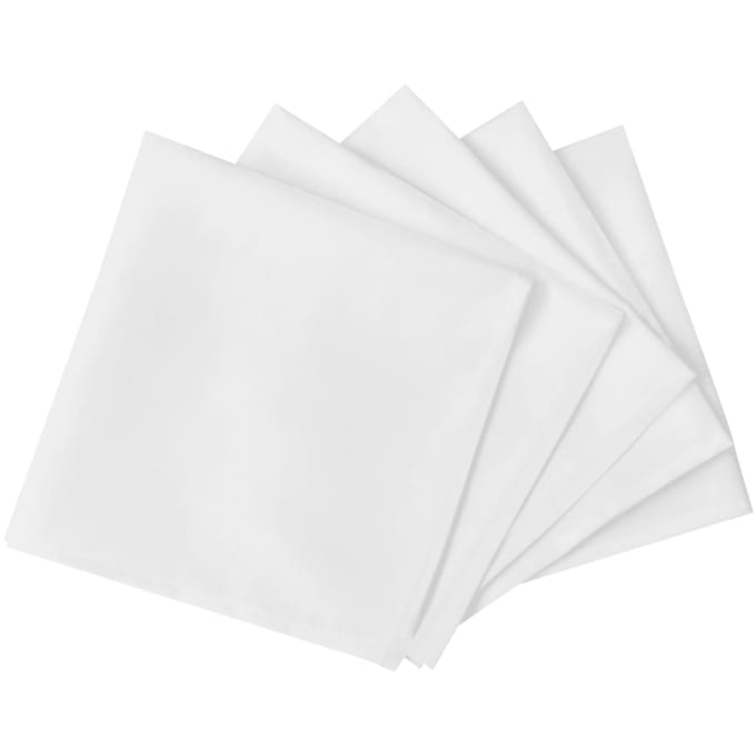 vidaXL - Servetten - wit - 50 - stuks - 50 - x - 50 - cm