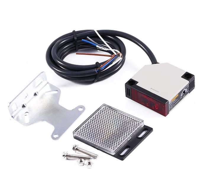 Allecto - Sensor schakelaar - Objectdetectie - Spiegelreflectie - AC 90-250V - Photoelectric - Detecteren van objecten - Foto-elektrische sensor - ...