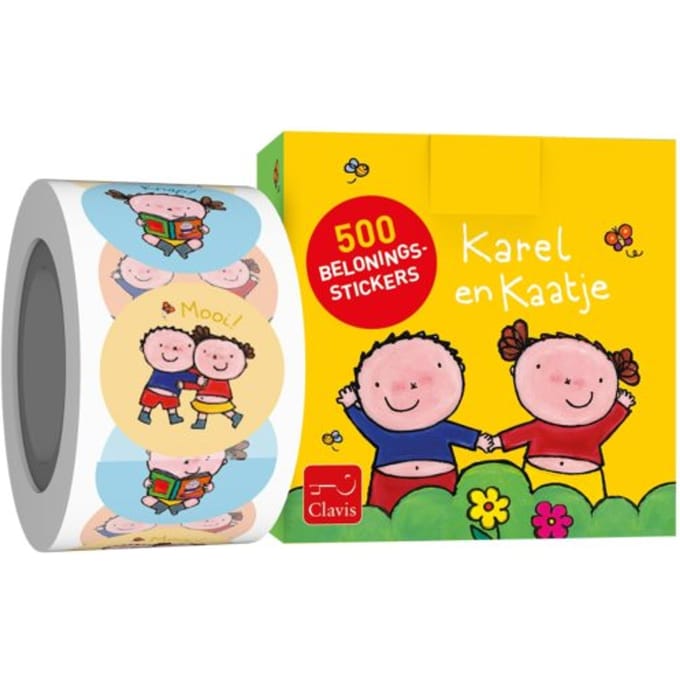 Karel en Kaatje beloningsstickers. 3+