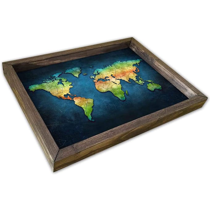 Dienblad World Map | Heritage