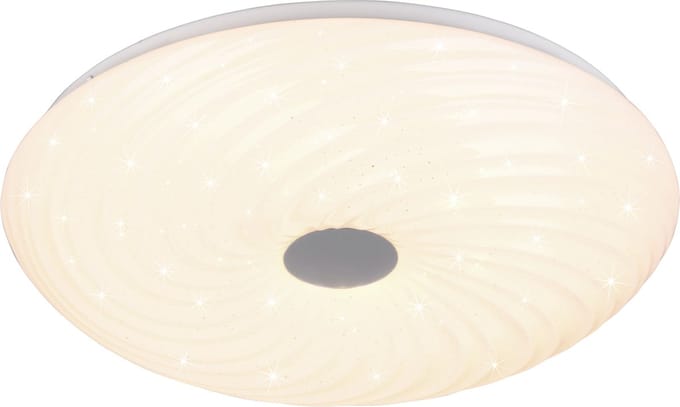 REALITY GRAVITY - Plafondlamp - Wit - incl. 1x SMD 22W - Geintegreerde dimmer - Lichtkleur verstelbaar - Afstandsbediening