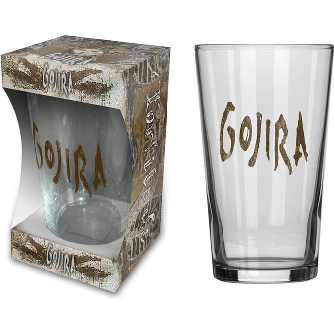 Gojira Bierglas - Fortitude - voor Geen - transparant