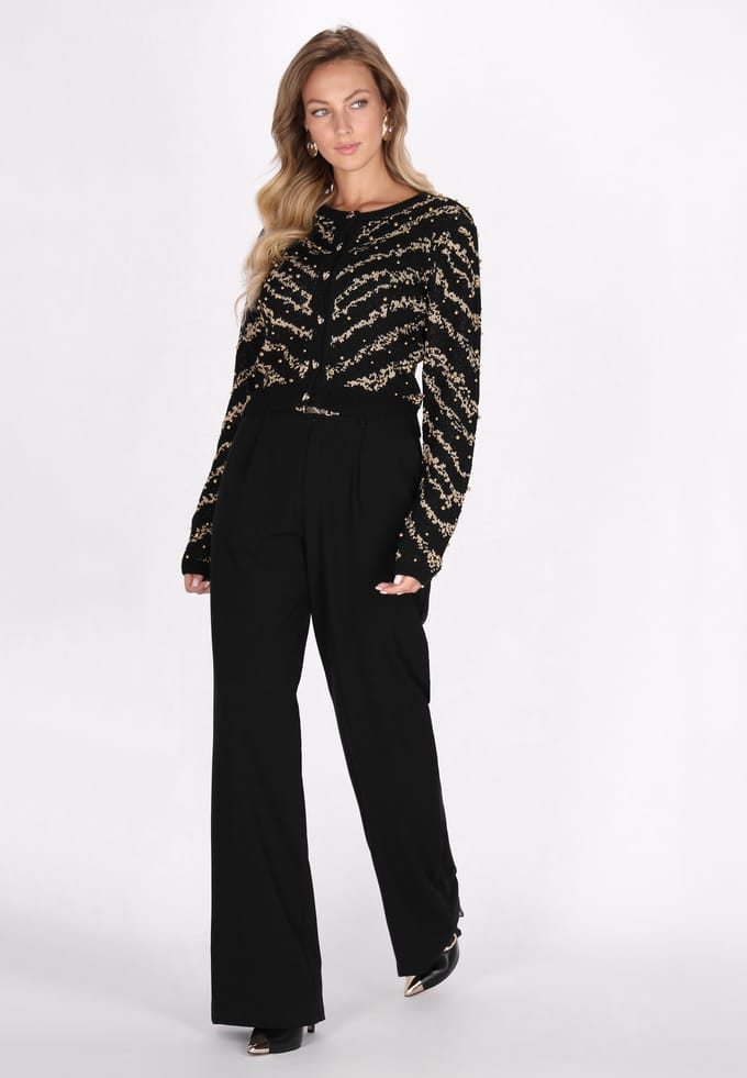 Faina Vest Dames zwart