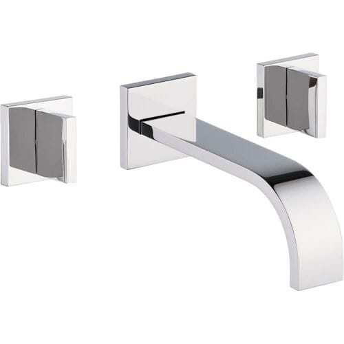 Dornbracht MEM washbasin wall mixer with single rosettes projection 17 cm