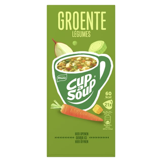 Cup-a-Soup Knorr groente 21x175ml