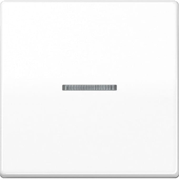 Jung Knx Enkele Rocker Schakelaar Met Led Alpine Wit - As101Ko5Ww [2 Stuks]