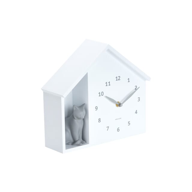 Karlsson wandklok siting cat - Ø24,9cm