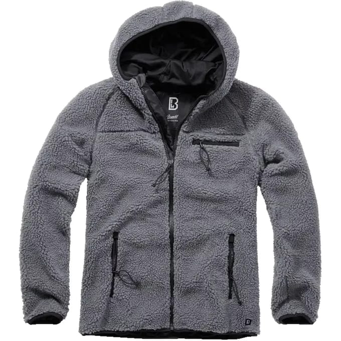 Brandit - Teddyfleece Worker Jacket - L - Grijs