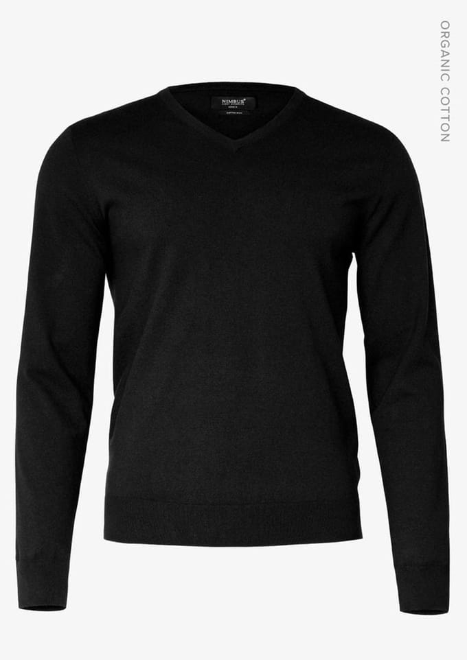 Brighton V-Neck Men - Black pullover | Maat M