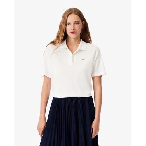 Polo Lacoste Women PF1123 Relaxed Fit Flour-XS