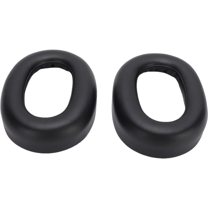 1 Paire Cache-oreilles Coussinets d'oreille Adaptés pour Jabra Evolve2 85 Casque sans fil Coussin de remplacement Mousse black