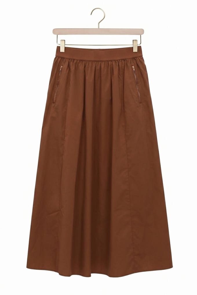 AAIKO Rixt Co 540 Rokken Dames - Bruin - Maat XXL