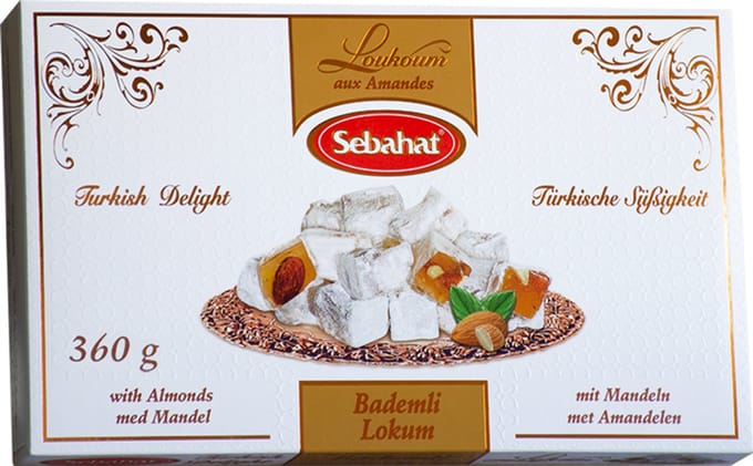 Sebahat turkish Delight met Amandelen 360 gram