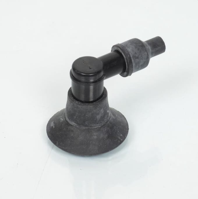 Antiparasite avec caoutchouc 45mm pour moto vintage D7mm sans olive Neuf
