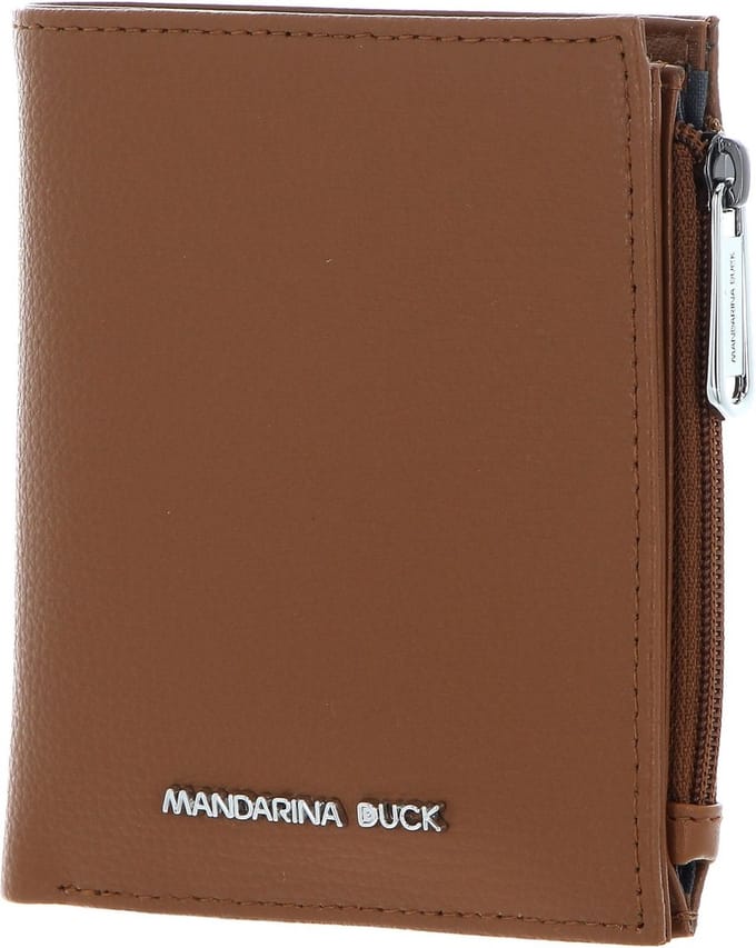 MANDARINA DUCK Leren Portemonnee Mellow Urban Wallet Indian Tan Bruine